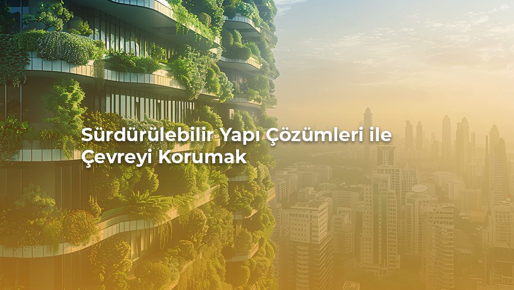 Sürdürülebilir yapı çözümleri ile çevreyi koruma projesi