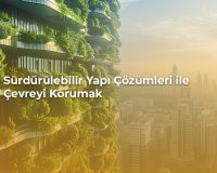 Sürdürülebilir yapı çözümleri ile çevreyi koruma projesi