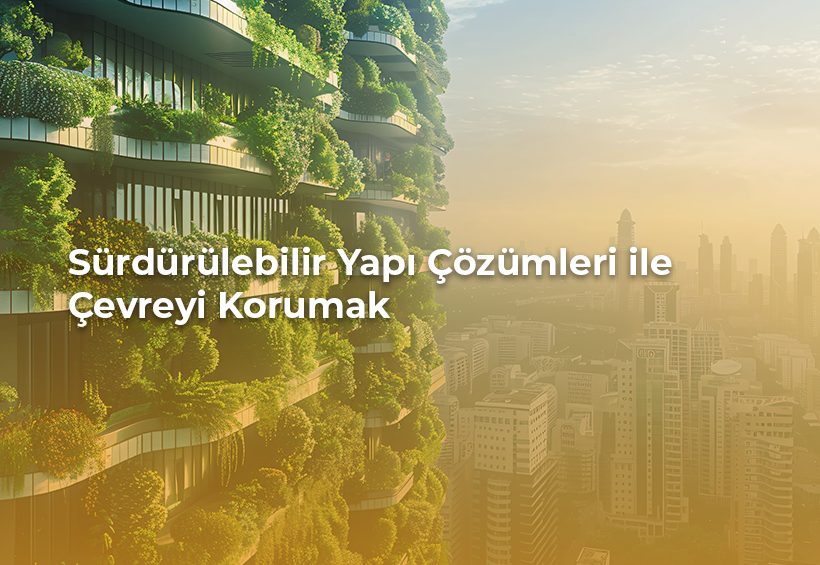 Sürdürülebilir yapı çözümleri ile çevreyi koruma projesi